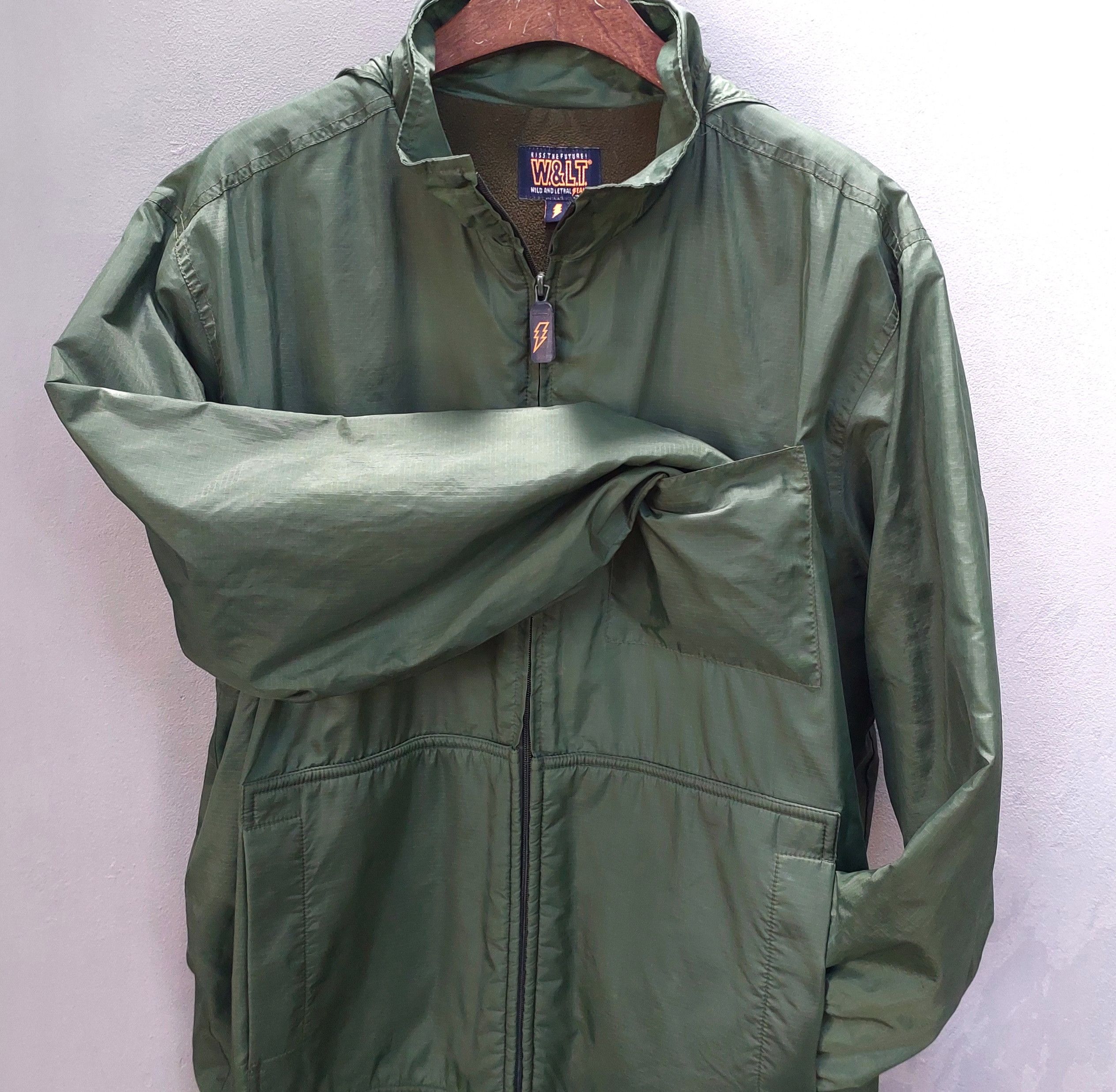 Walter Van Beirendonck W&LT Walter Van Beirendonck Nylon Fleece Lined Jacket Size US L / EU 52-54 / 3 - 6 Thumbnail