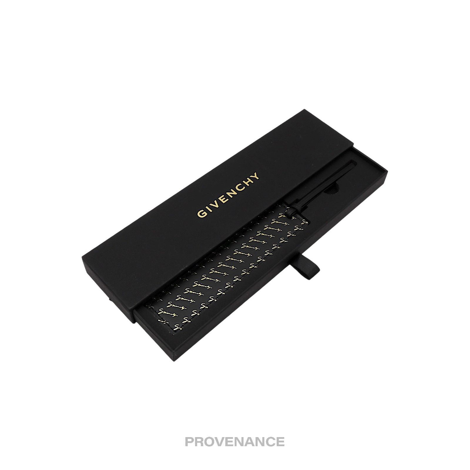 Givenchy 🔴 Givenchy Bookmark - Black Gold Leather Monogram Size ONE SIZE - 1 Thumbnail