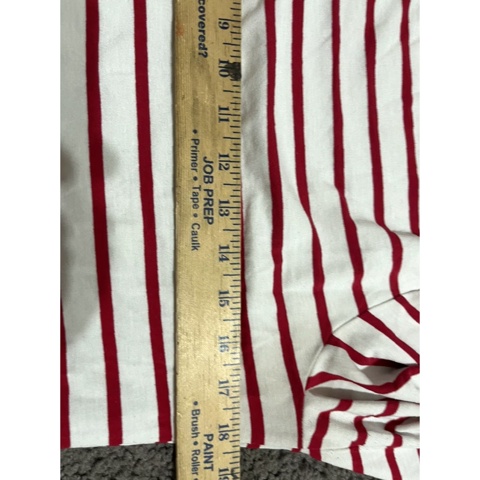 Tommy Hilfiger TOMMY HILFIGER Womens T-Shirt Size M White Red Striped Short Sleeve Side Zip Size M / US 6-8 / IT 42-44 - 4 Thumbnail