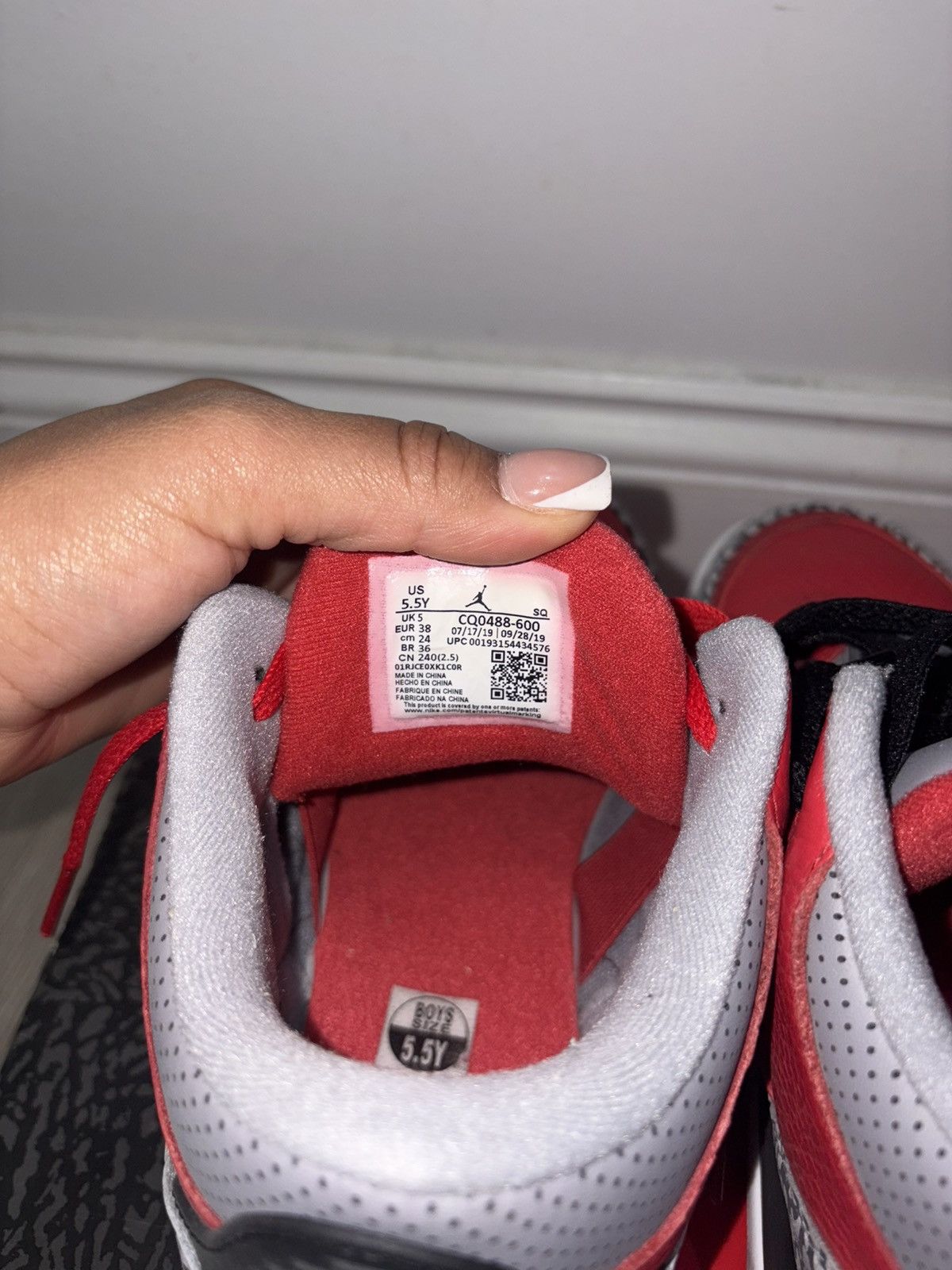Jordan Brand Gym Red jordan 3s Size US 7 / IT 37 - 4 Thumbnail