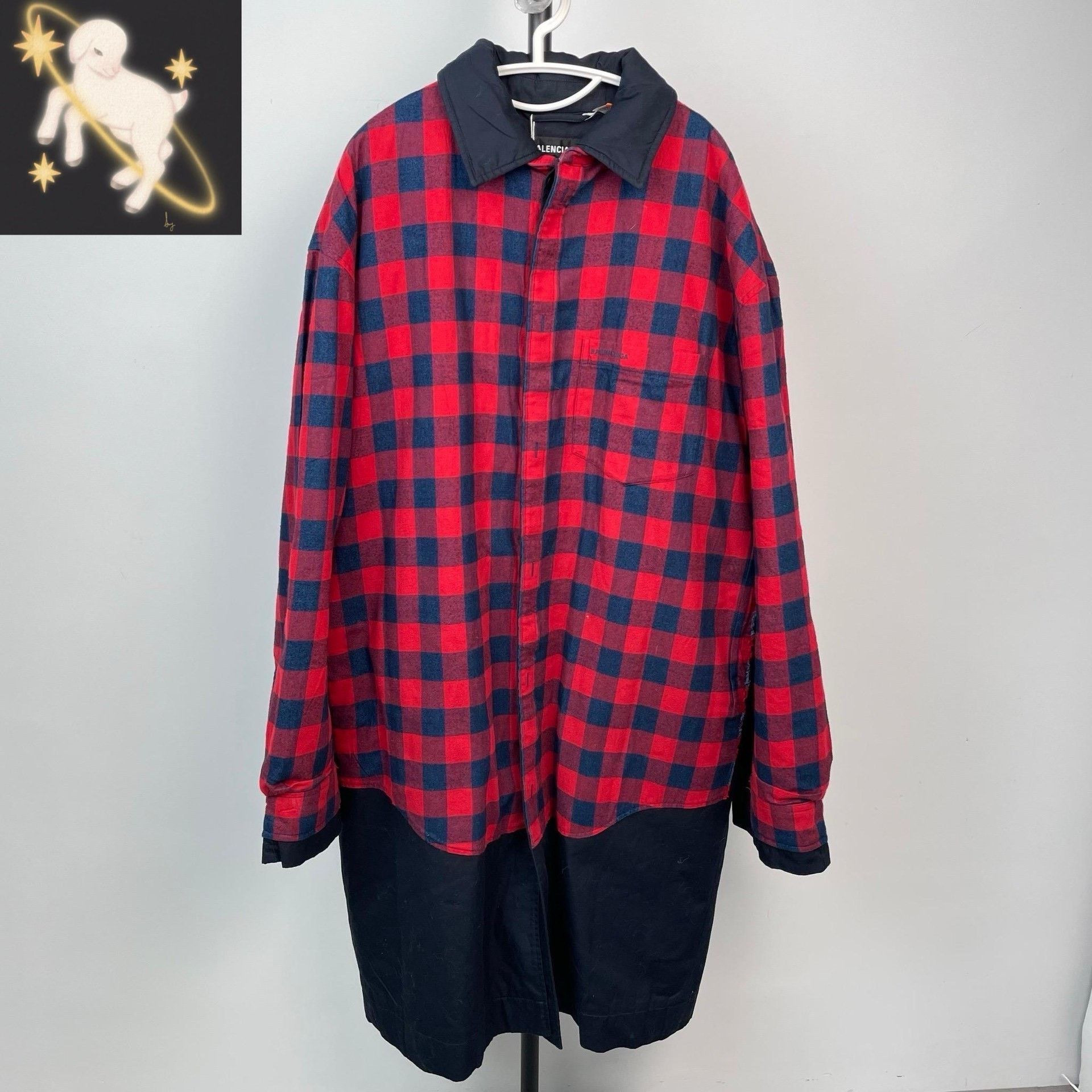 Balenciaga Balenciaga Blue Coat S Women Size S / US 4 / IT 40 - 1 Thumbnail