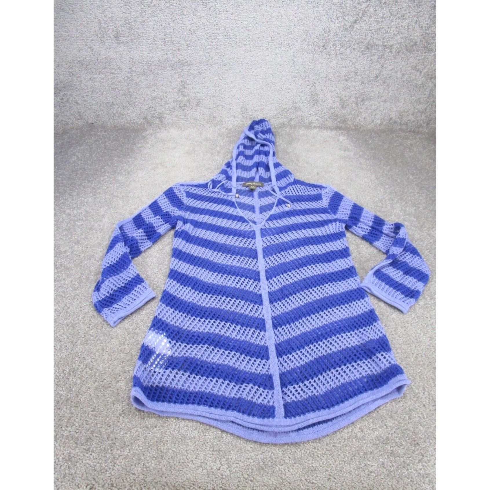 Tommy Bahama Tommy Bahama Womens Pullover Sweater Small Purple Linen Cotton Blend Beach Size S / US 4 / IT 40 - 1 Thumbnail