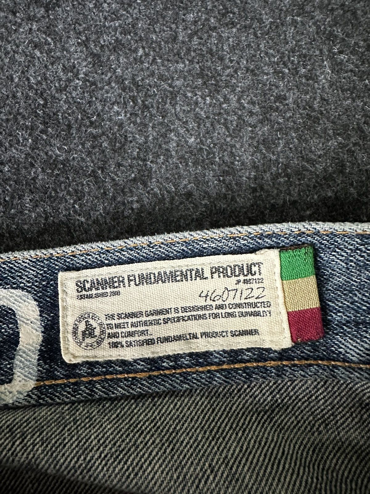 JNCO Baggy Scanner Fundamental Japan Denim 34x30 D226 Size US 34 / EU 50 - 19 Thumbnail