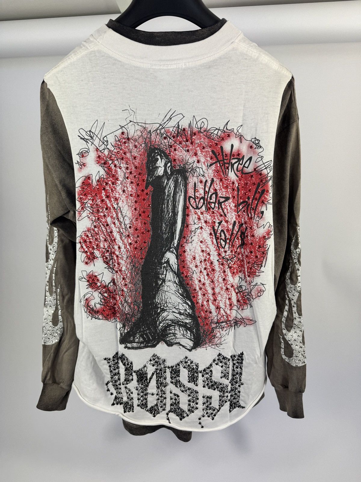 Bossi Sportswear 1/1 LIMPBIZKIT RHINESTONE DOUBLE LAYERED VINTAGE T-SHIRT Size US S / EU 44-46 / 1 - 2 Thumbnail