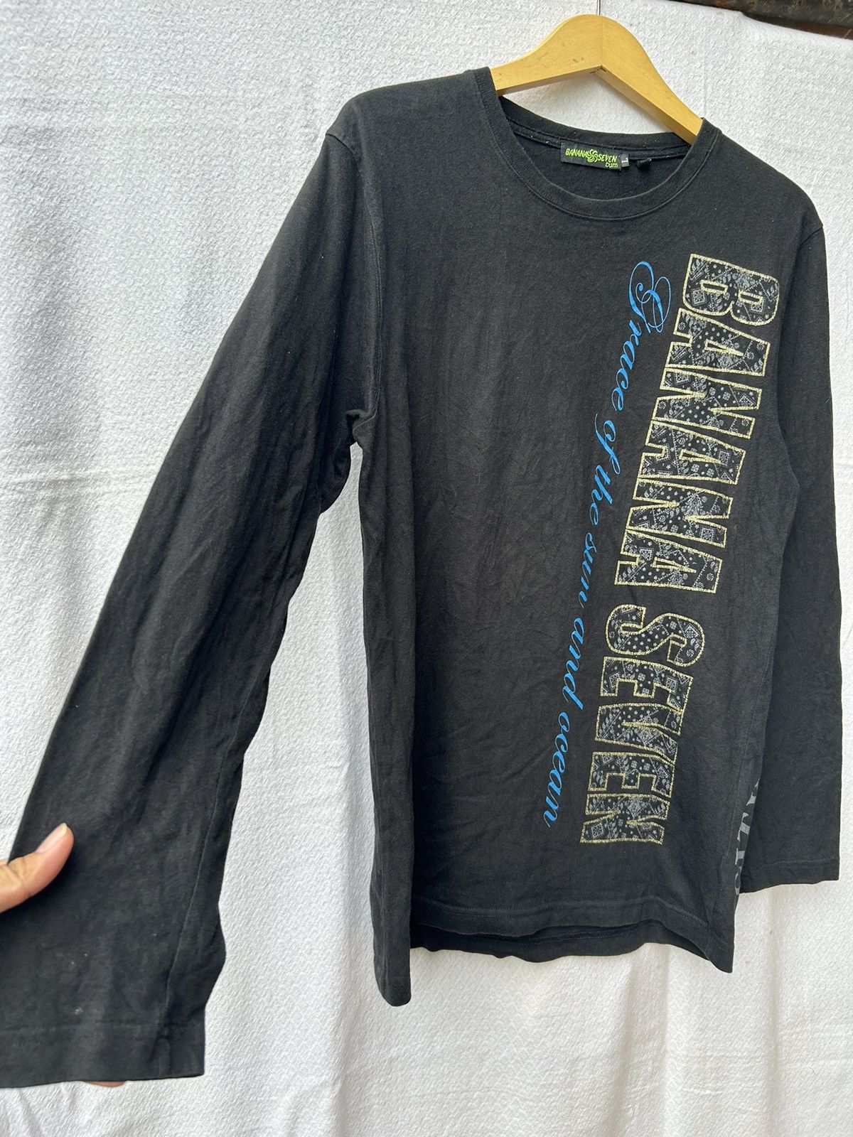 If Six Was Nine × Japanese Brand × Le Grande Bleu (L.G.B.) Japanese banana seven poem gothic longsleeve Size US L / EU 52-54 / 3 - 4 Thumbnail