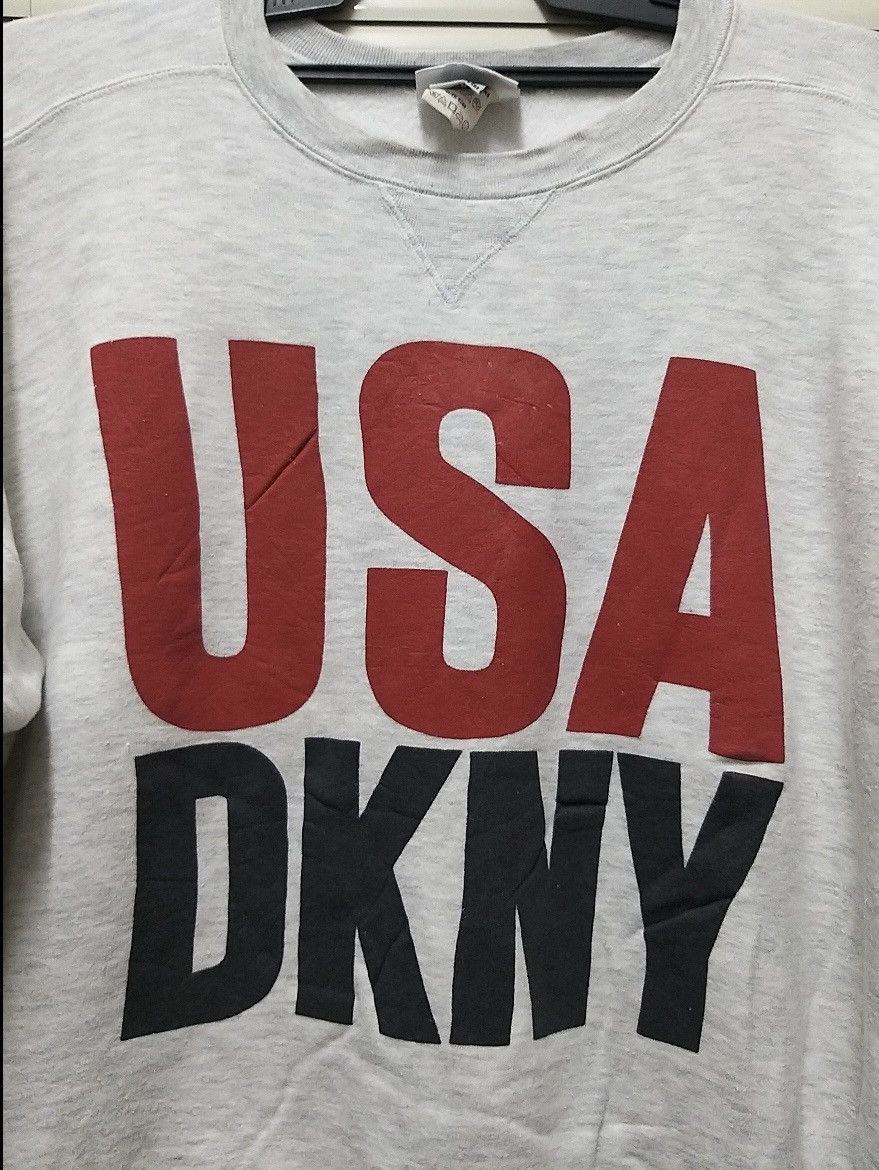 DKNY VINTAGE DKNY USA DONNA KARAN NEW YORK PULLOVER SWEATSHIRT Size US XXL / EU 58 / 5 - 3 Thumbnail