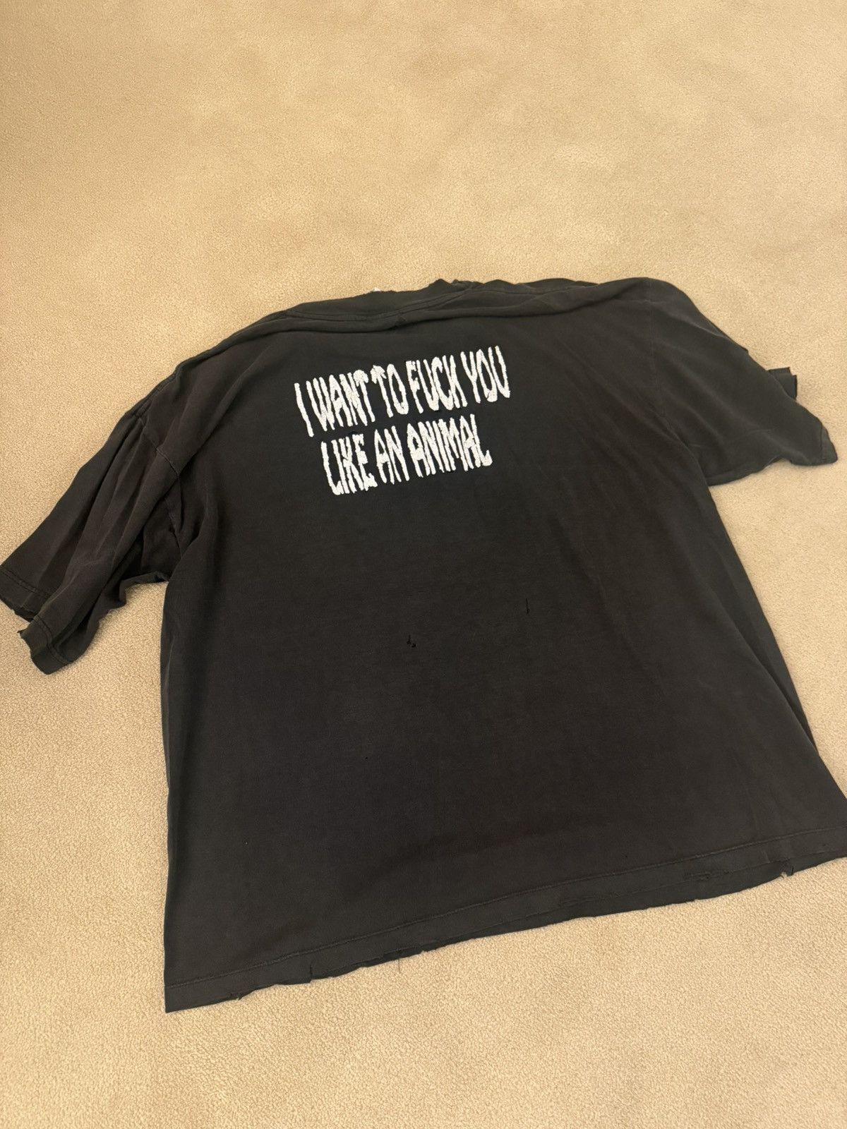 Vintage NINE INCH NAILS pretty hate machine closer T shirt Size US XL / EU 56 / 4 - 2 Thumbnail