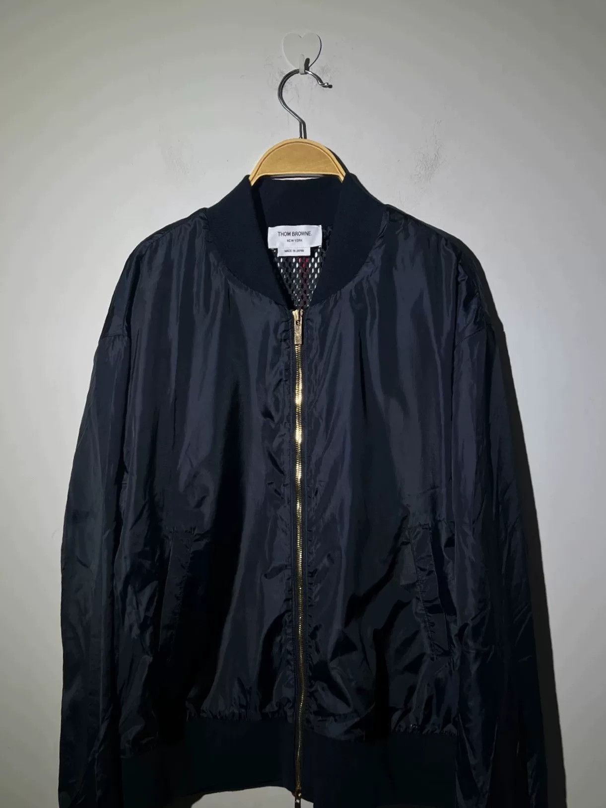 Thom Browne Thom Browne Men's Baseball Jacket Size US L / EU 52-54 / 3 - 1 Thumbnail