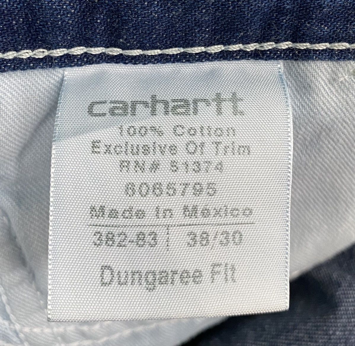 Carhartt Vintage 90’s Carhartt Workwear Dungaree Fit Mens Jeans 39x30 Size US 39 - 4 Thumbnail