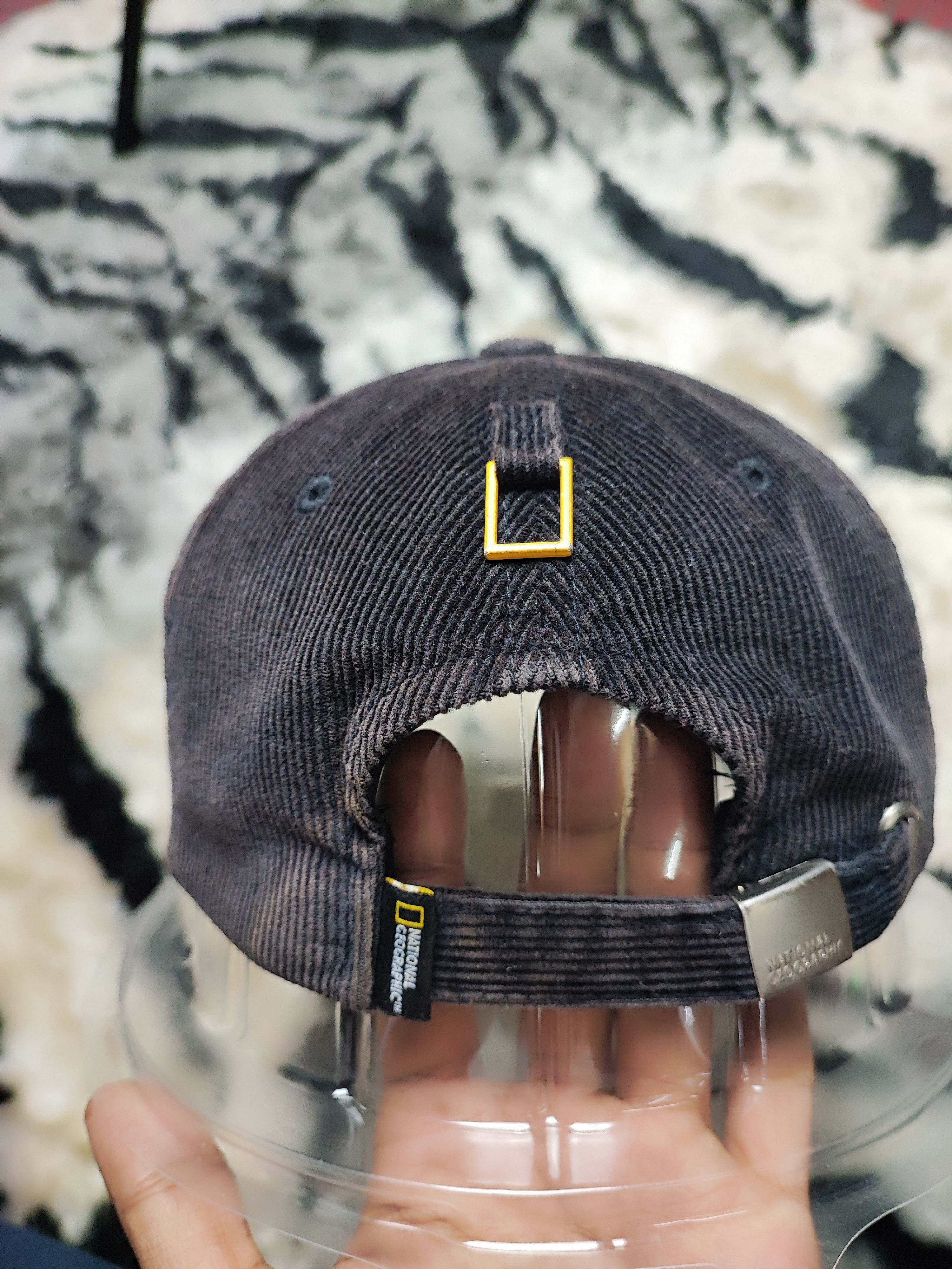 Japanese Brand NATIONAL GEOGRAPHIC CORDUROY CAP Size ONE SIZE - 5 Thumbnail
