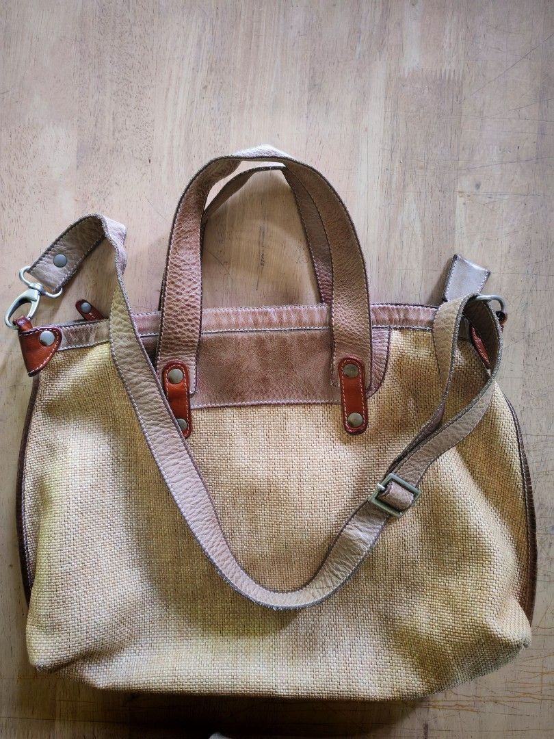 Other Vive La Différence Straw Leather Bag Made in Italy Size ONE SIZE - 2 Thumbnail
