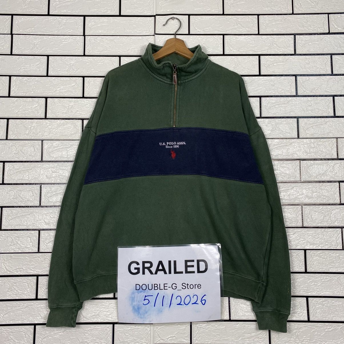 Japanese Brand 📌Vintage Half Zipper Anorak Design U.S Polo Assn Small Pony Size US M / EU 48-50 / 2 - 1 Thumbnail
