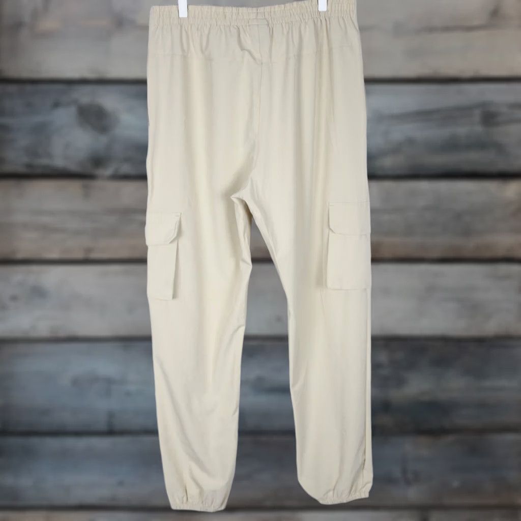 New Balance New Balance Men's Woven Pants Athletic Cargo Jogger XL 31 Beige Size US 36 / EU 52 - 1 Thumbnail