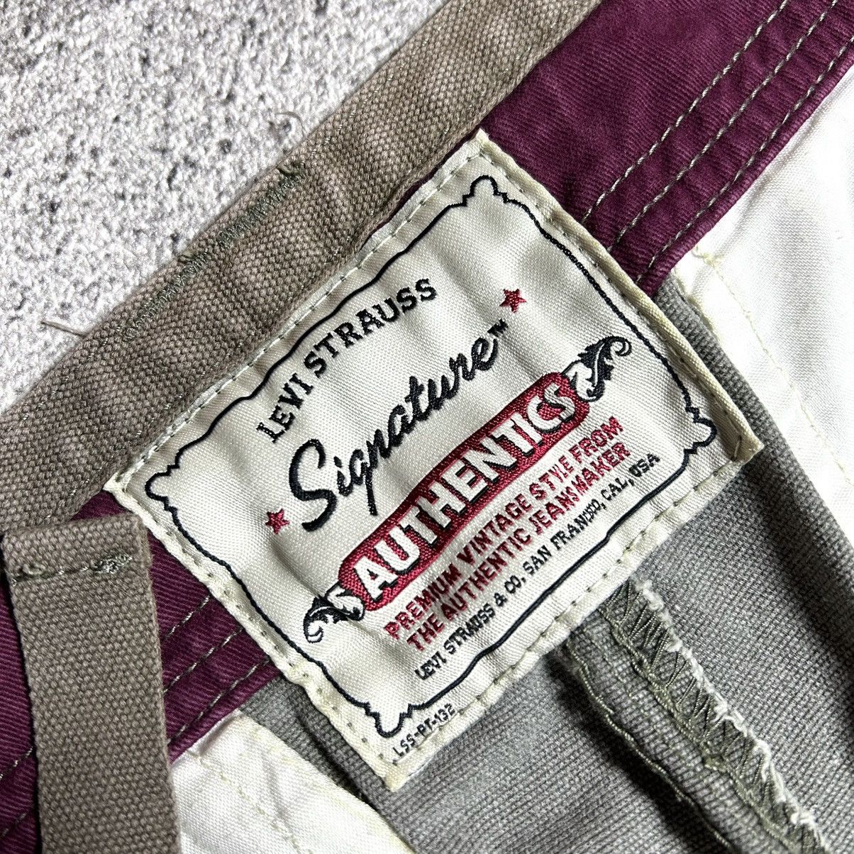Levi's 90s Levis Multipocket Cargo Canvas Olive Green Size US 34 / EU 50 - 9 Thumbnail