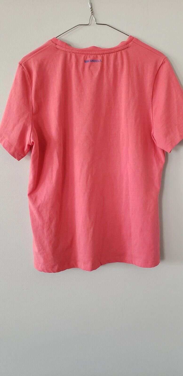 Merrell Merrell Women's Graphic Tshirt Pink Size XL Size XL / US 12-14 / IT 48-50 - 6 Thumbnail