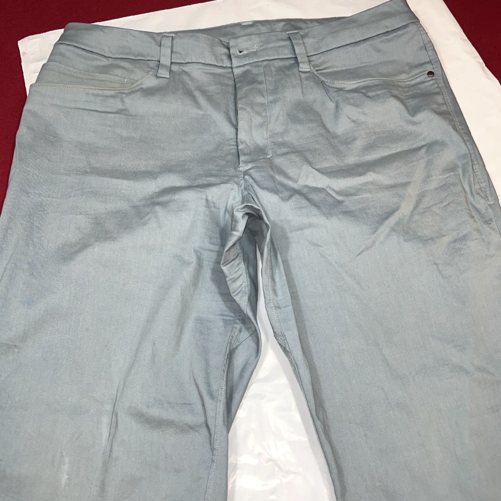 Lululemon Lululemon Pants Mens 32 Khaki Slim Light GREEN ABC Commission Casual Size US 32 / EU 48 - 2 Thumbnail