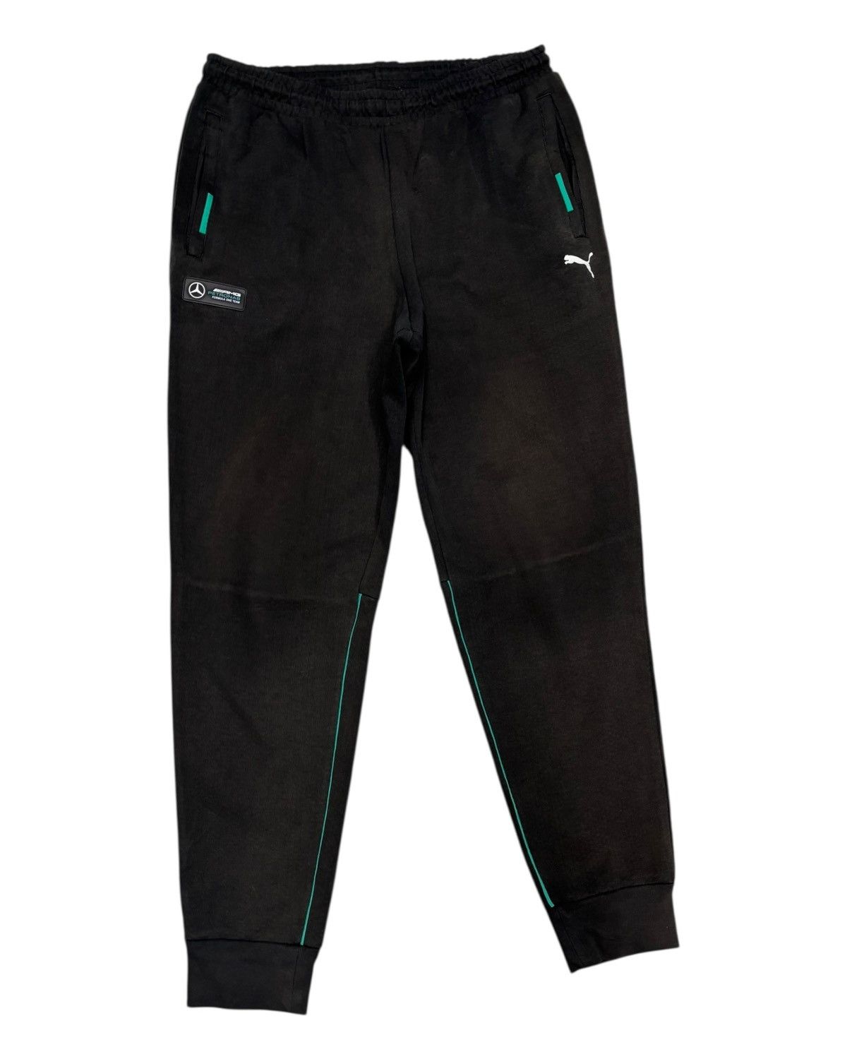 Mercedes-Benz × Puma 🔥PUMA AMG PETRONAS FORMULA ONE TEAM F1 JOGGER PANTS Size US 34 / EU 50 - 2 Thumbnail