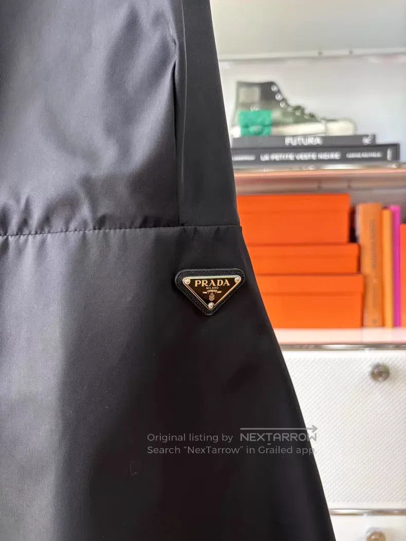 Prada Prada Black triangle neck backless dress Size XS / US 0-2 / IT 36-38 - 2 Thumbnail