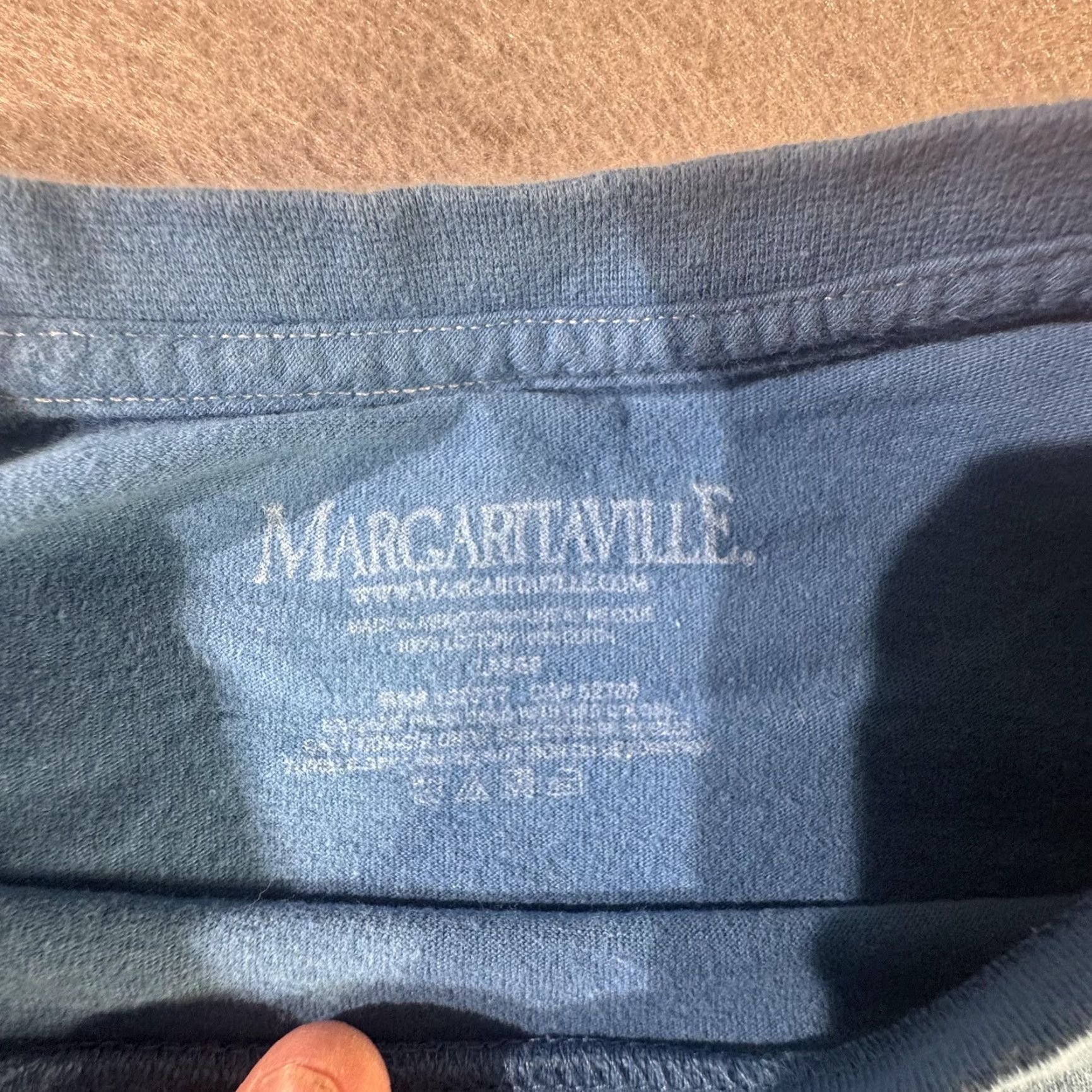 Vintage VINTAGE Margaritaville T-Shirt Men Large Blue Parrot Graphic Las Vegas Sunset Crew Neck Summer Size US L / EU 52-54 / 3 - 5 Thumbnail