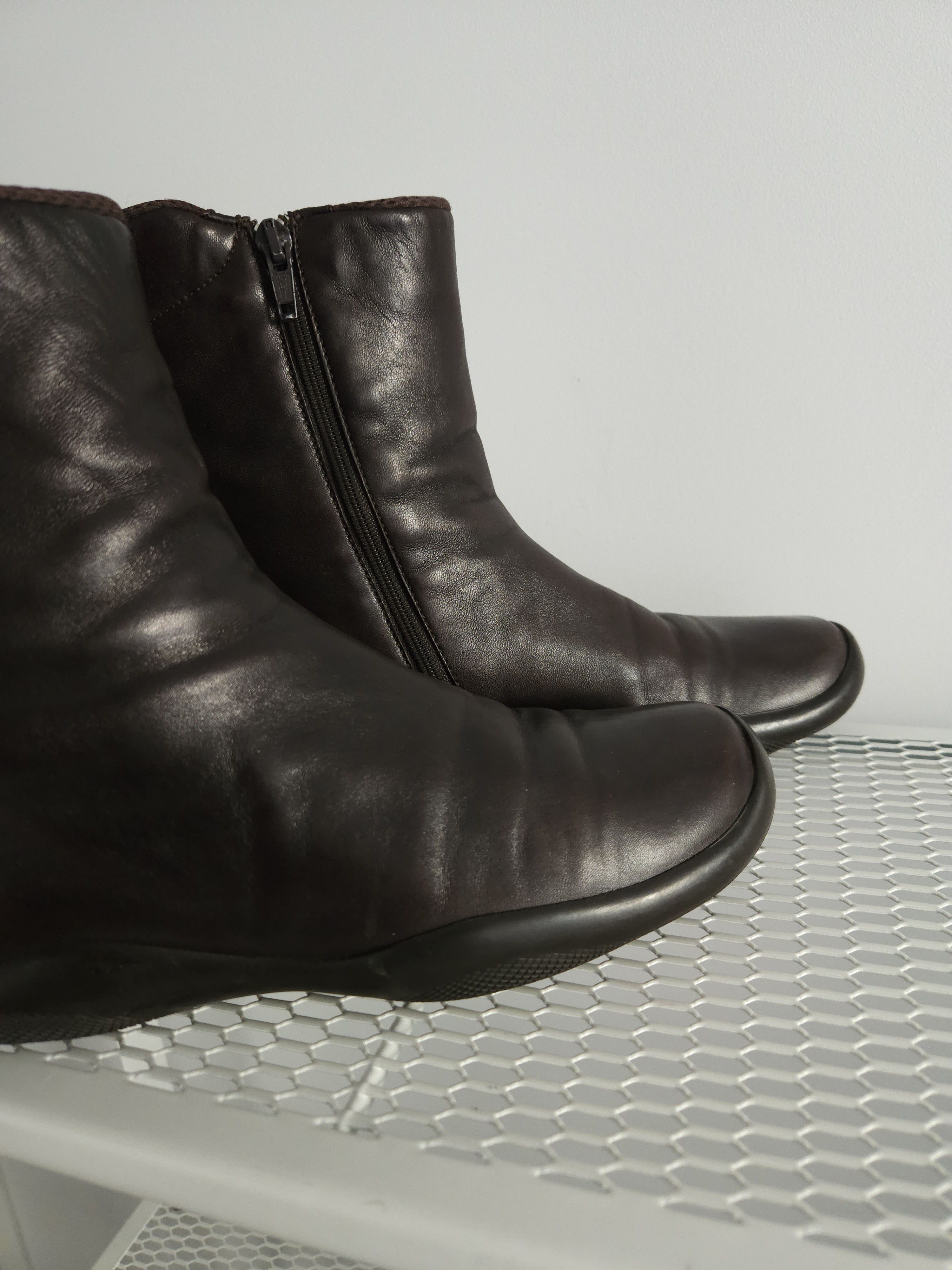 Prada Archive Prada sport red tab leather side zip ankle boots Size US 6.5 / IT 36.5 - 16 Thumbnail