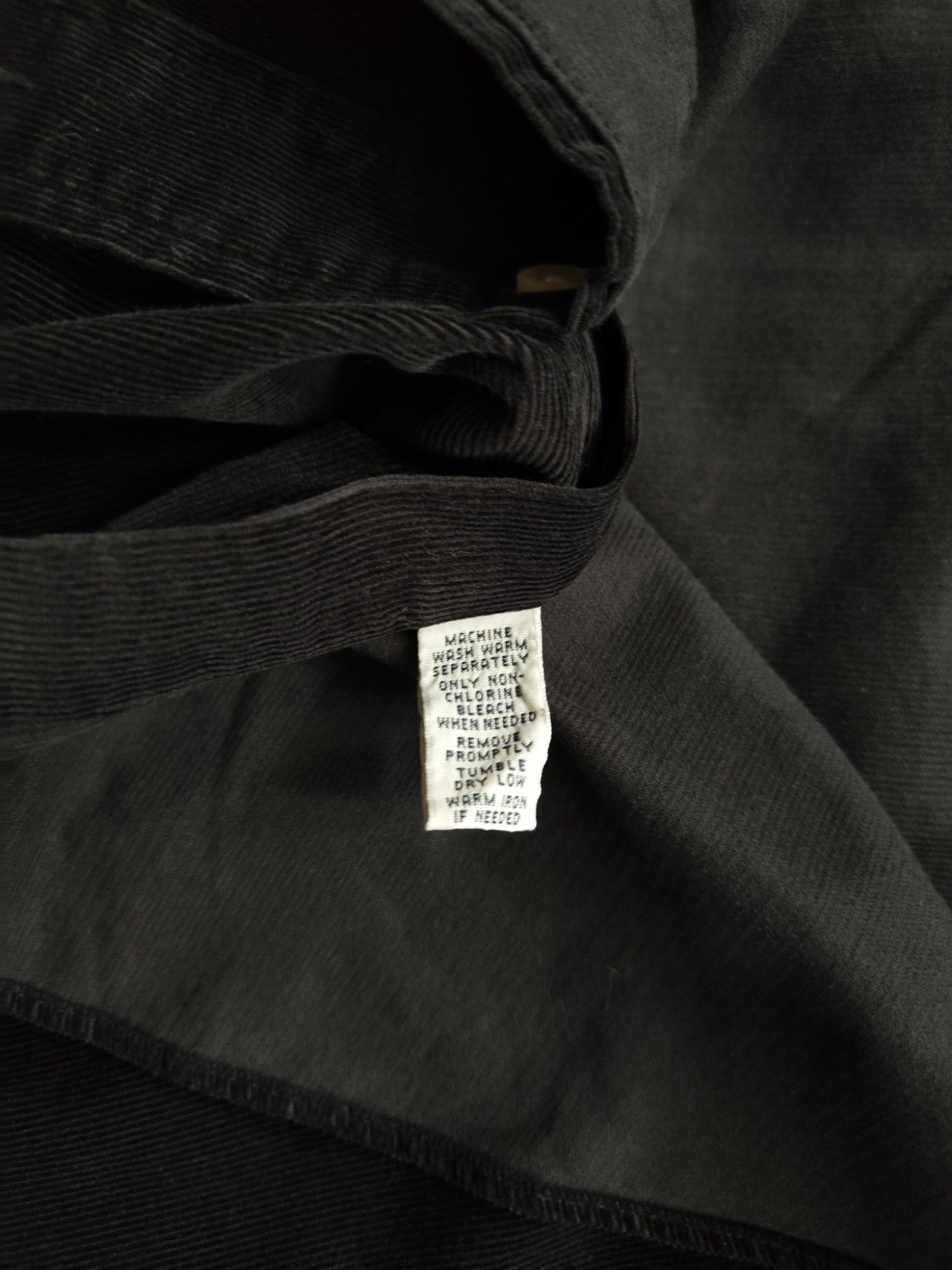 Ralph Lauren Ralph Lauren Black Corduroy Shirt Size US XL / EU 56 / 4 - 5 Thumbnail