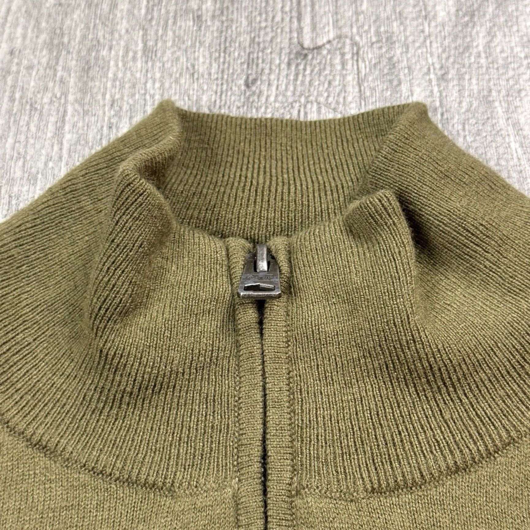 Allsaints ALL SAINTS Wool Funnel Neck Sweater Pullover Ramskull Green XXL Knit Mens Size US XXL / EU 58 / 5 - 4 Thumbnail