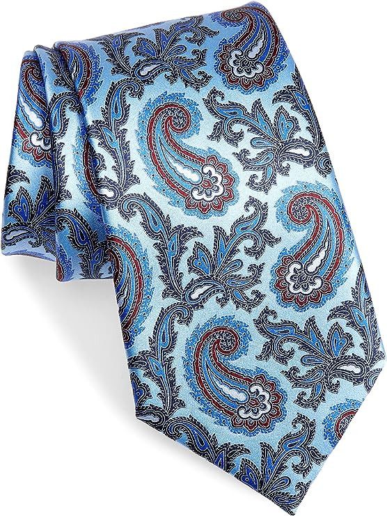 Ermenegildo Zegna Ermenegildo Zegna Blue Paisley Silk Tie Size ONE SIZE - 1 Thumbnail