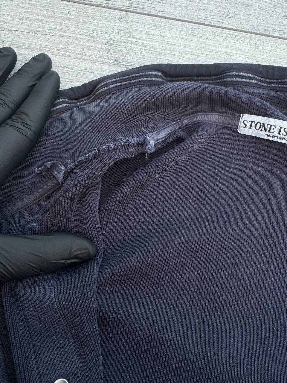 Stone Island Vintage Stone Island Navy knit faded full zip sweater Size US XL / EU 56 / 4 - 20 Thumbnail