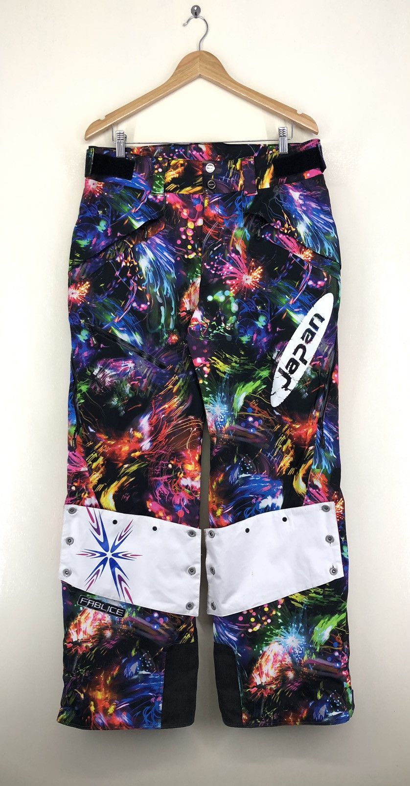 Vintage Fablice Japan Multicolor Unisex Ski Pants