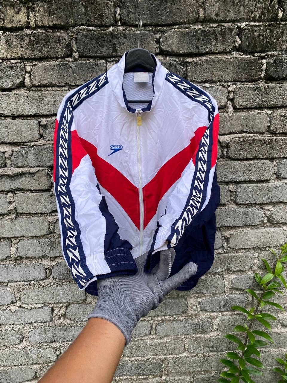 Speedo Vintage 89s Speedo Windbreaker Jacket Size US S / EU 44-46 / 1 - 8 Thumbnail