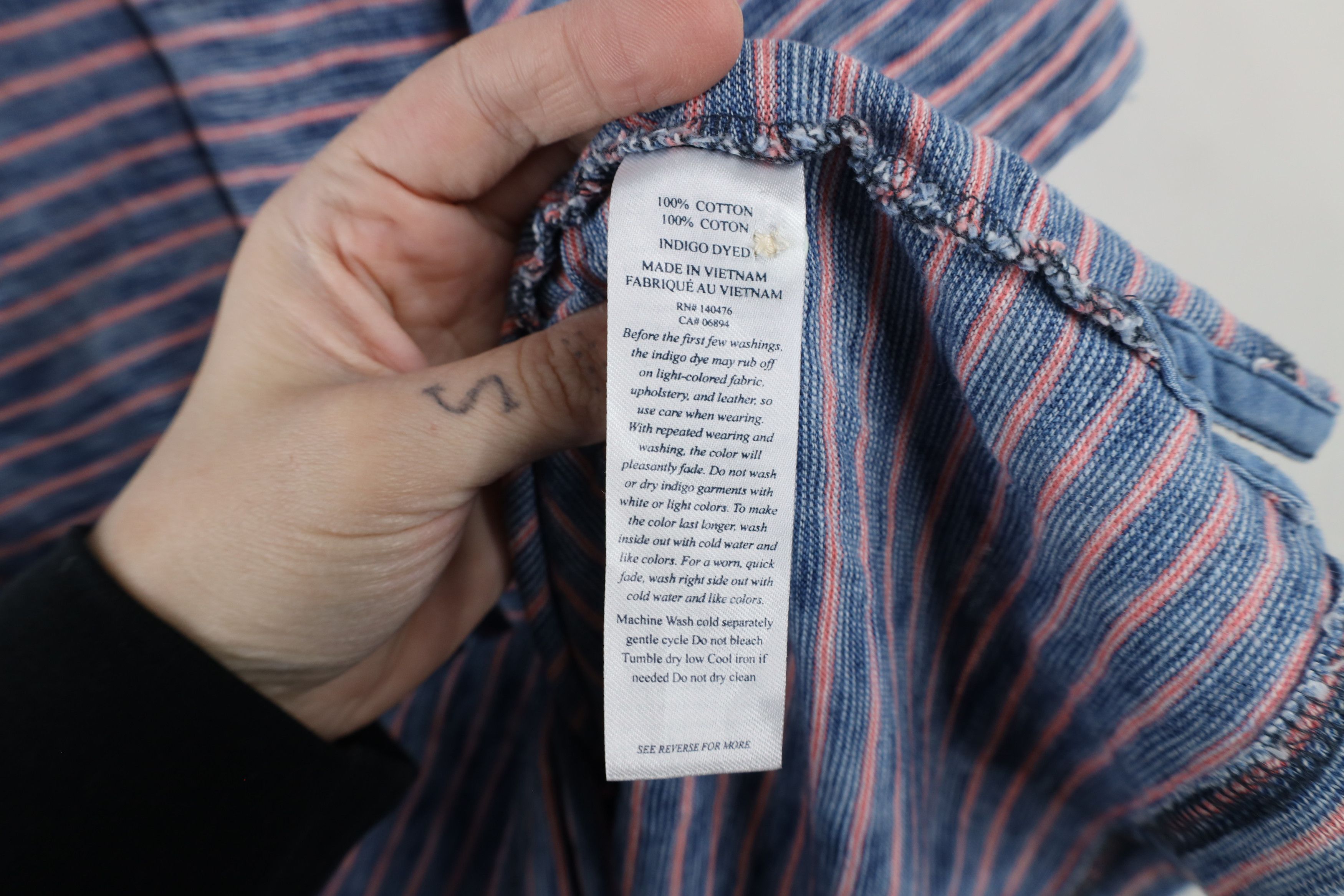 Vintage Faherty Brand Striped Jersey Knit Collared Golf Polo Shirt Size US XL / EU 56 / 4 - 5 Thumbnail