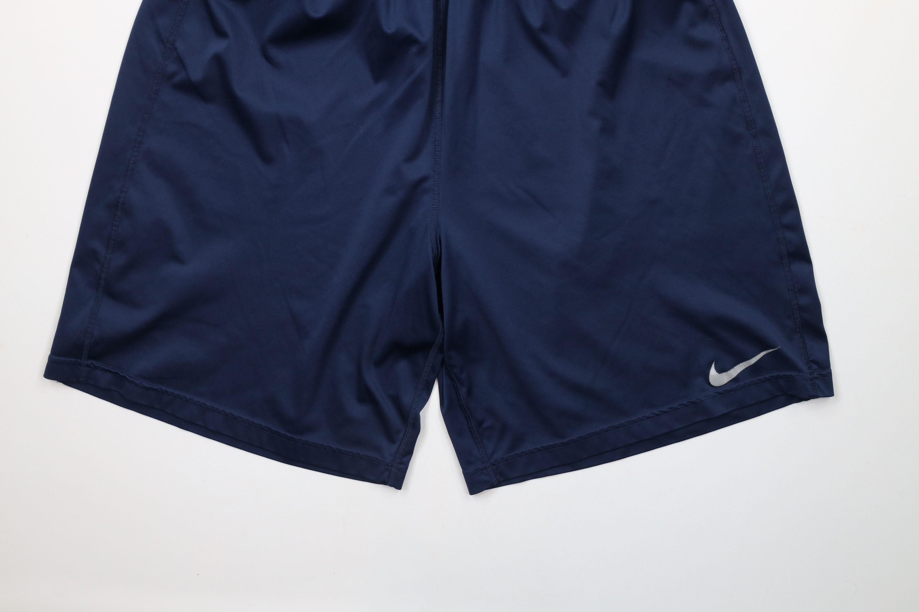 Nike × Vintage Vintage Nike Scott Mini Swoosh Gym Basketball Shorts Blue Size US 34 / EU 50 - 4 Thumbnail