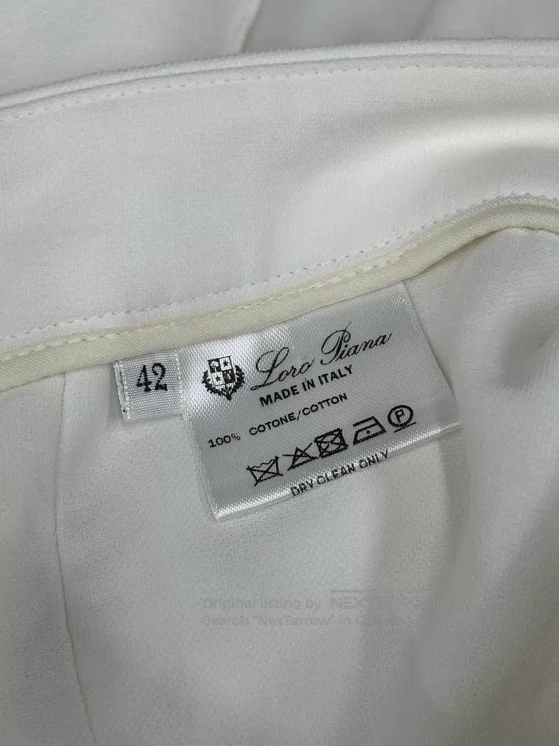 Loro Piana Loro Piana White Casual Trousers Size 27" / US 4 / IT 40 - 4 Thumbnail