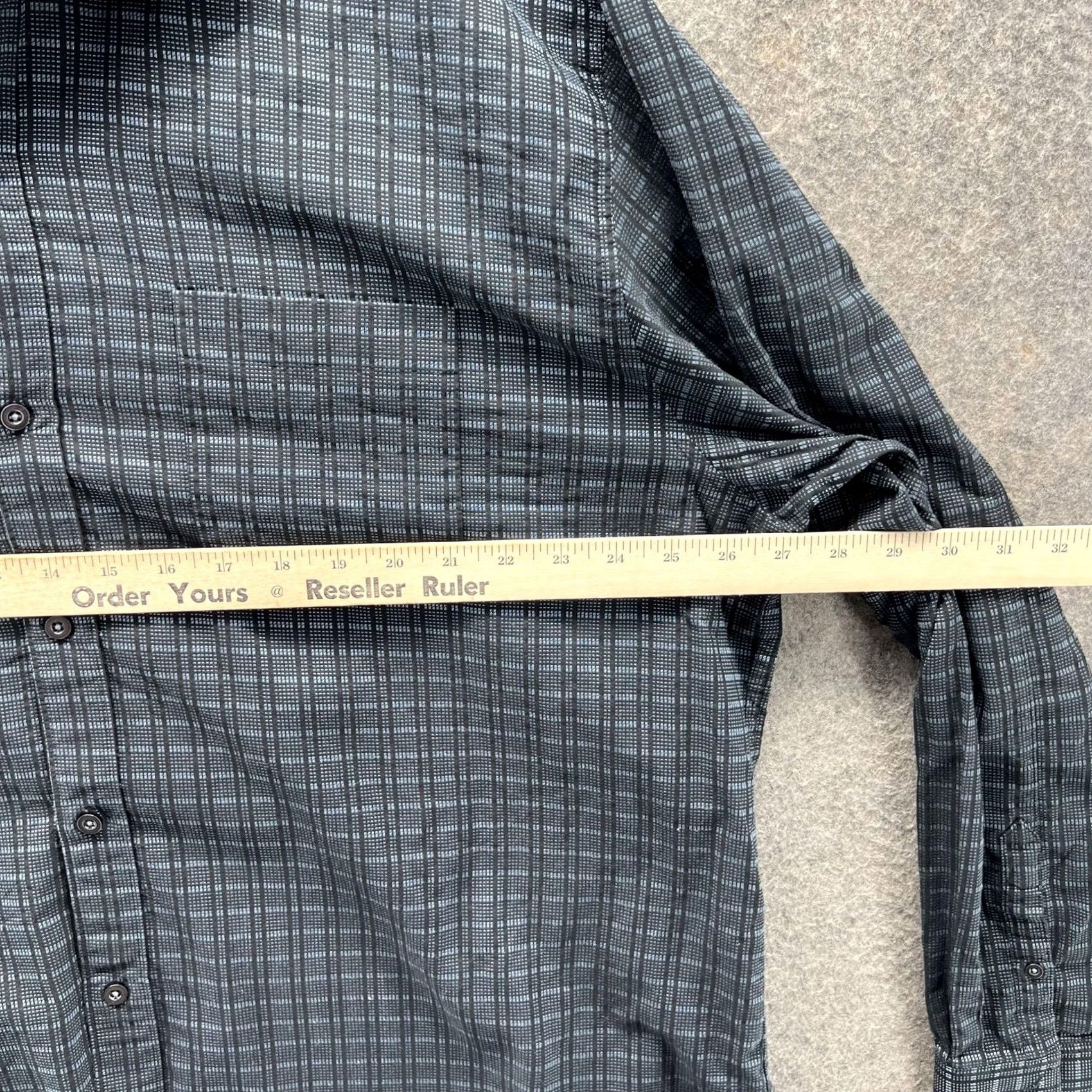 Tommy Bahama Tommy Bahama Shirt Mens 2XL Gray Check Long Sleeve Button Up Cotton Silk Size US XXL / EU 58 / 5 - 3 Thumbnail