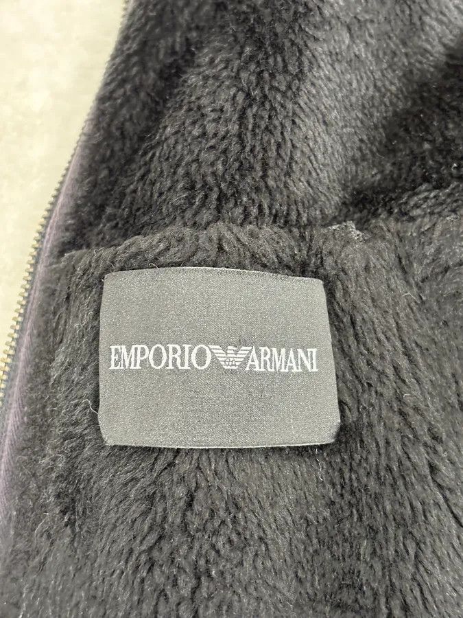Emporio Armani FW2008 Emporio Armani Navy Shearling Jacket Size US S / EU 44-46 / 1 - 10 Thumbnail