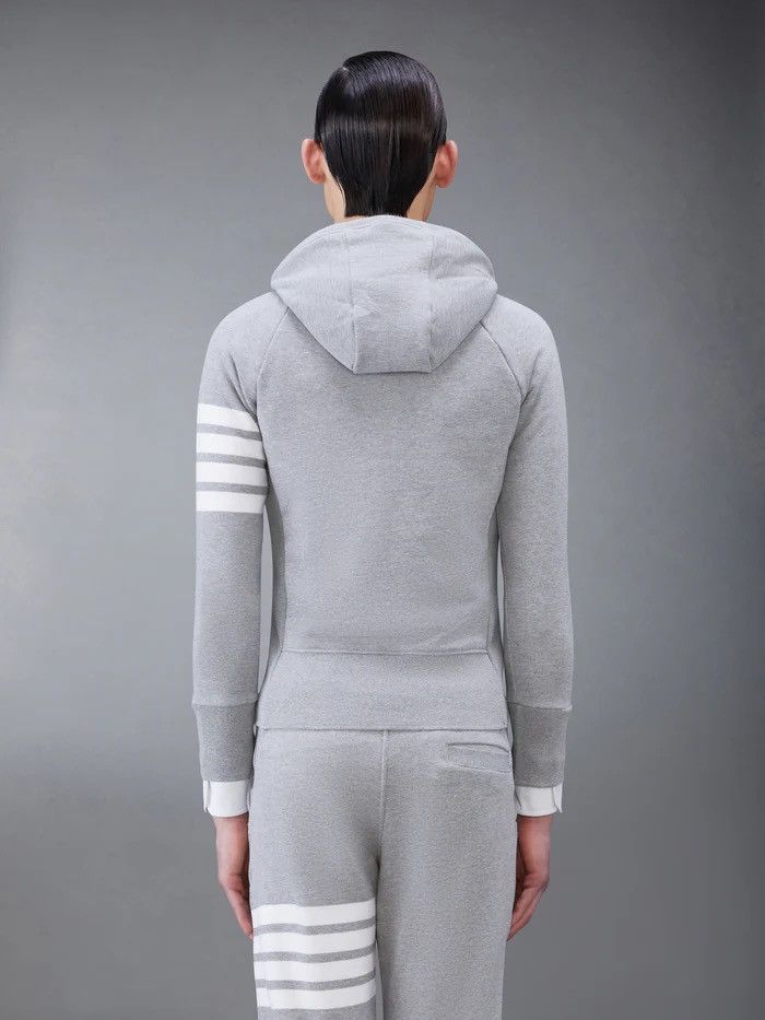 Thom Browne Thom Browne Classic Loopback 4-Bar Zip Hoodie Size US M / EU 48-50 / 2 - 2 Thumbnail