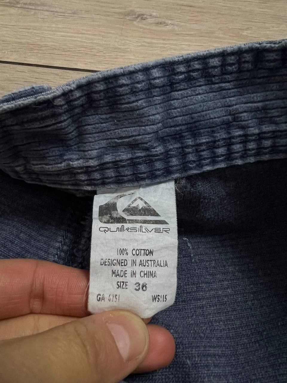 Quiksilver Quiksilver Vintage Corduroy Shorts Blue sz 36 Size US 36 / EU 52 - 3 Thumbnail