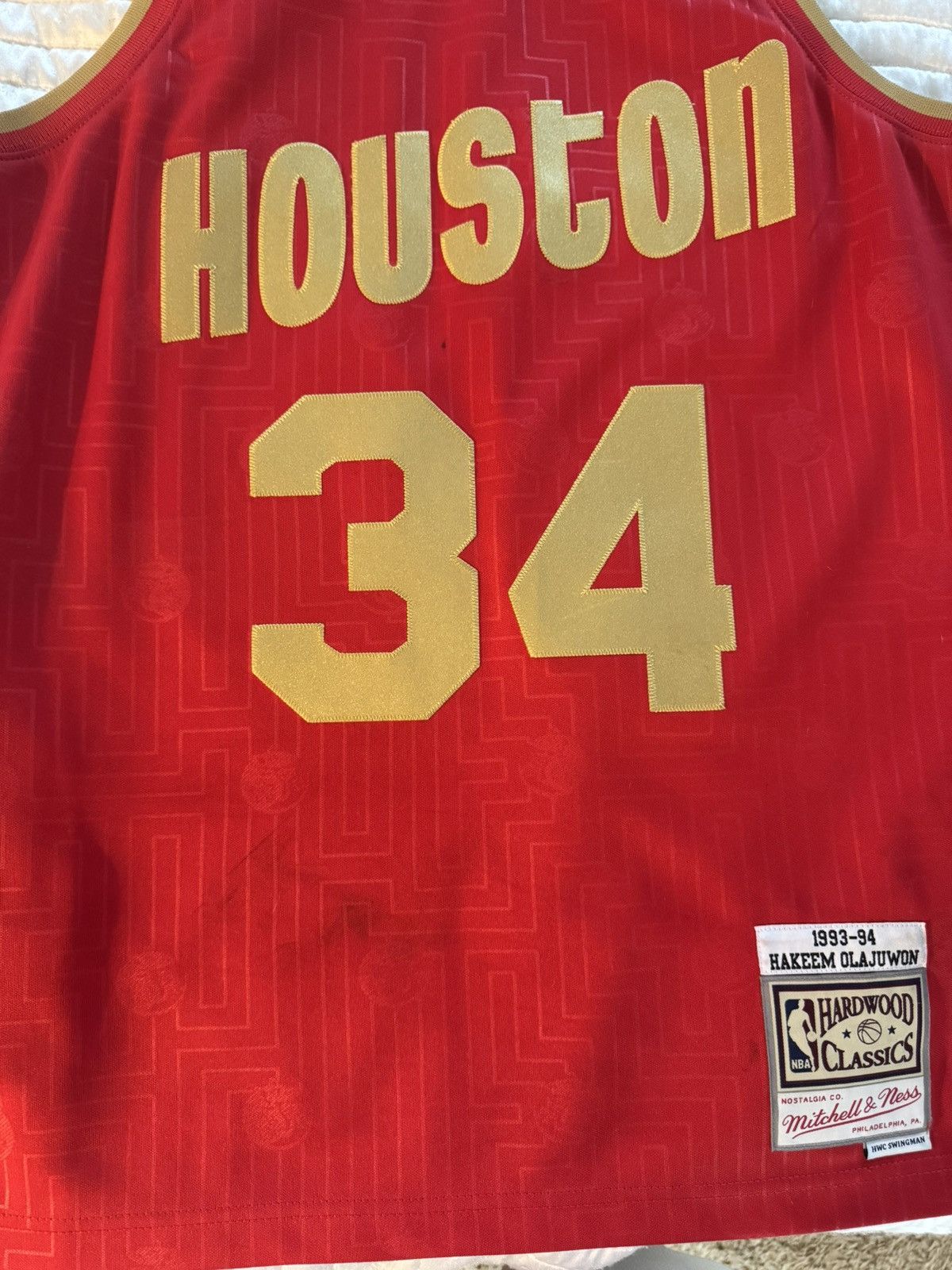 Mitchell & Ness Hakeem Olajuwon 93-94 Houston Mitchess & Ness Sz M Size US M / EU 48-50 / 2 - 2 Thumbnail