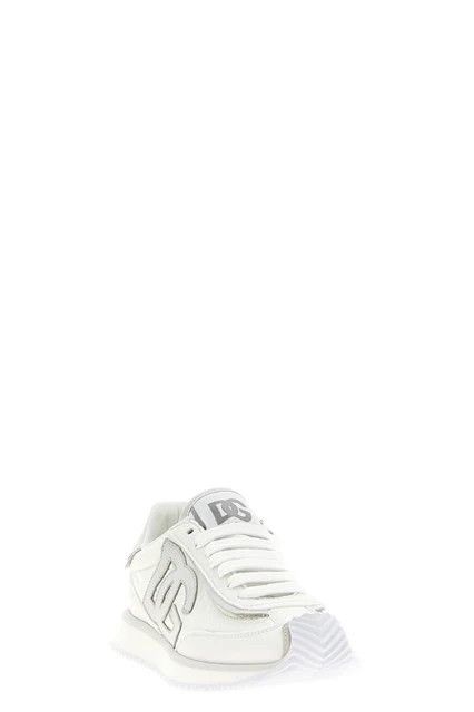 Dolce & Gabbana DG Cushion White/Gray Mixed-Material Sneakers N&A Size US 10 / IT 40 - 2 Thumbnail