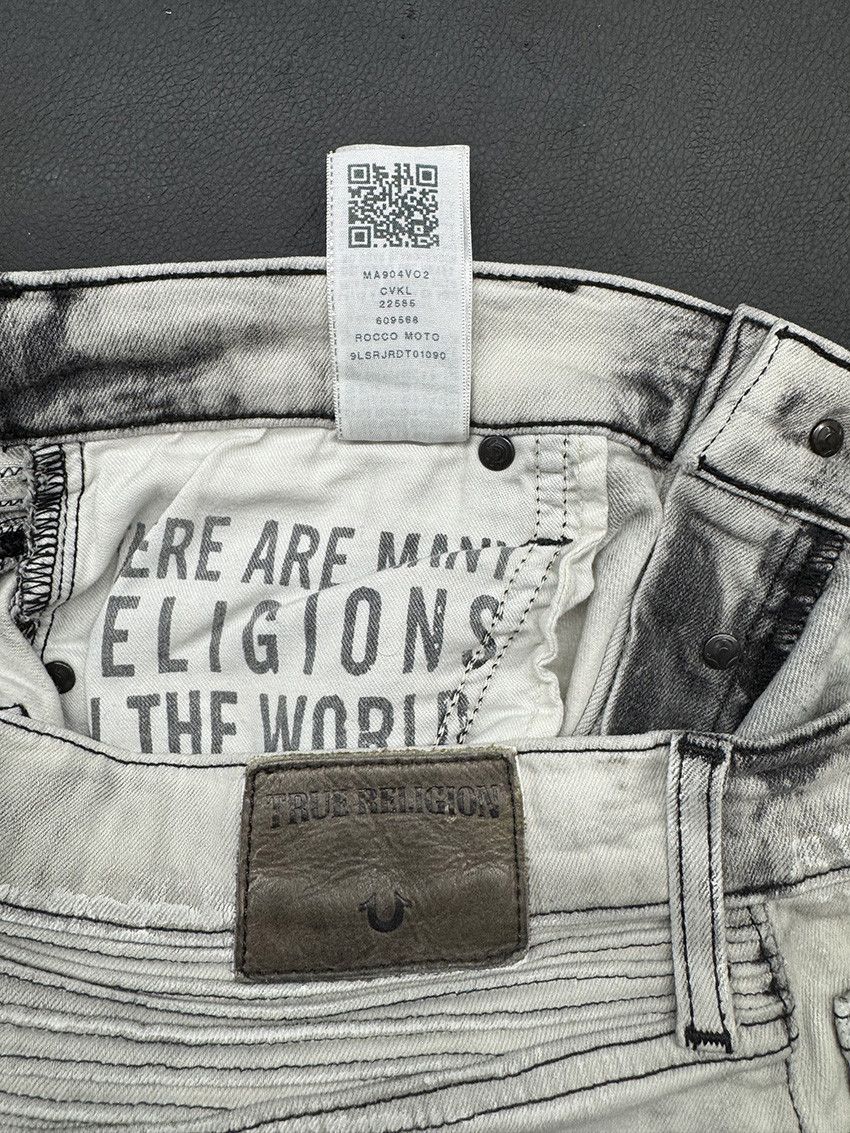 True Religion TRUE RELIGION ROCO MOTO BLEACH DISTRESSED Size US 29 - 4 Thumbnail