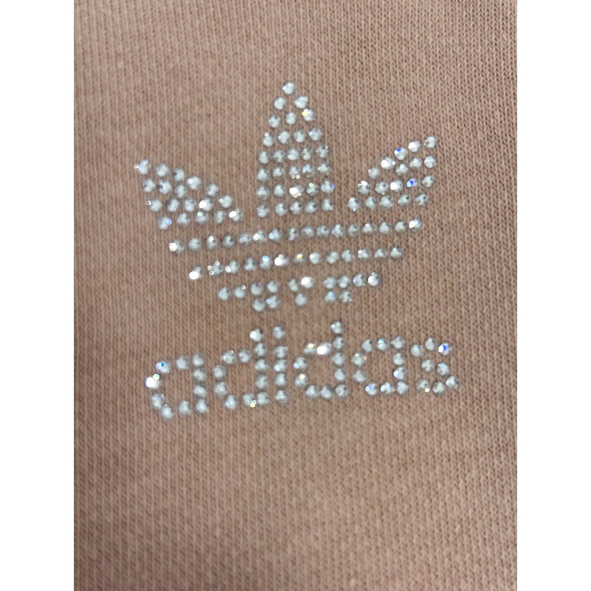 Adidas Adidas Women’s Track Sweatpants M Pink High Rise Flared Poc Size 31" - 4 Thumbnail