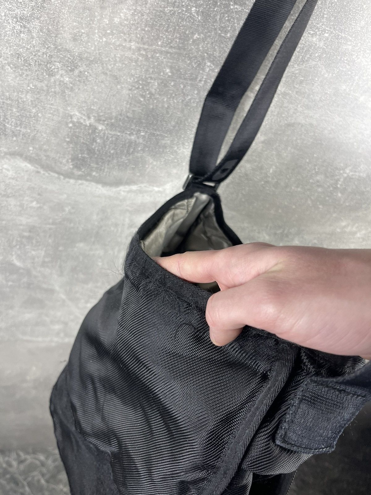 Diesel Diesel Nylon Y2K Crossbody Shoulder Sling Bag Black Size ONE SIZE - 10 Thumbnail
