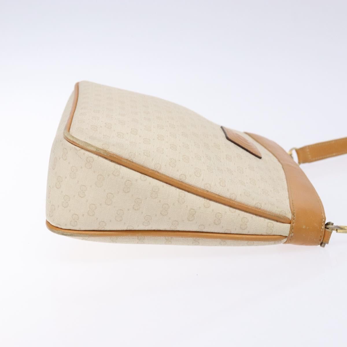 Gucci GUCCI Micro GG Supreme Shoulder Bag Pvc White Gold Size ONE SIZE - 4 Thumbnail