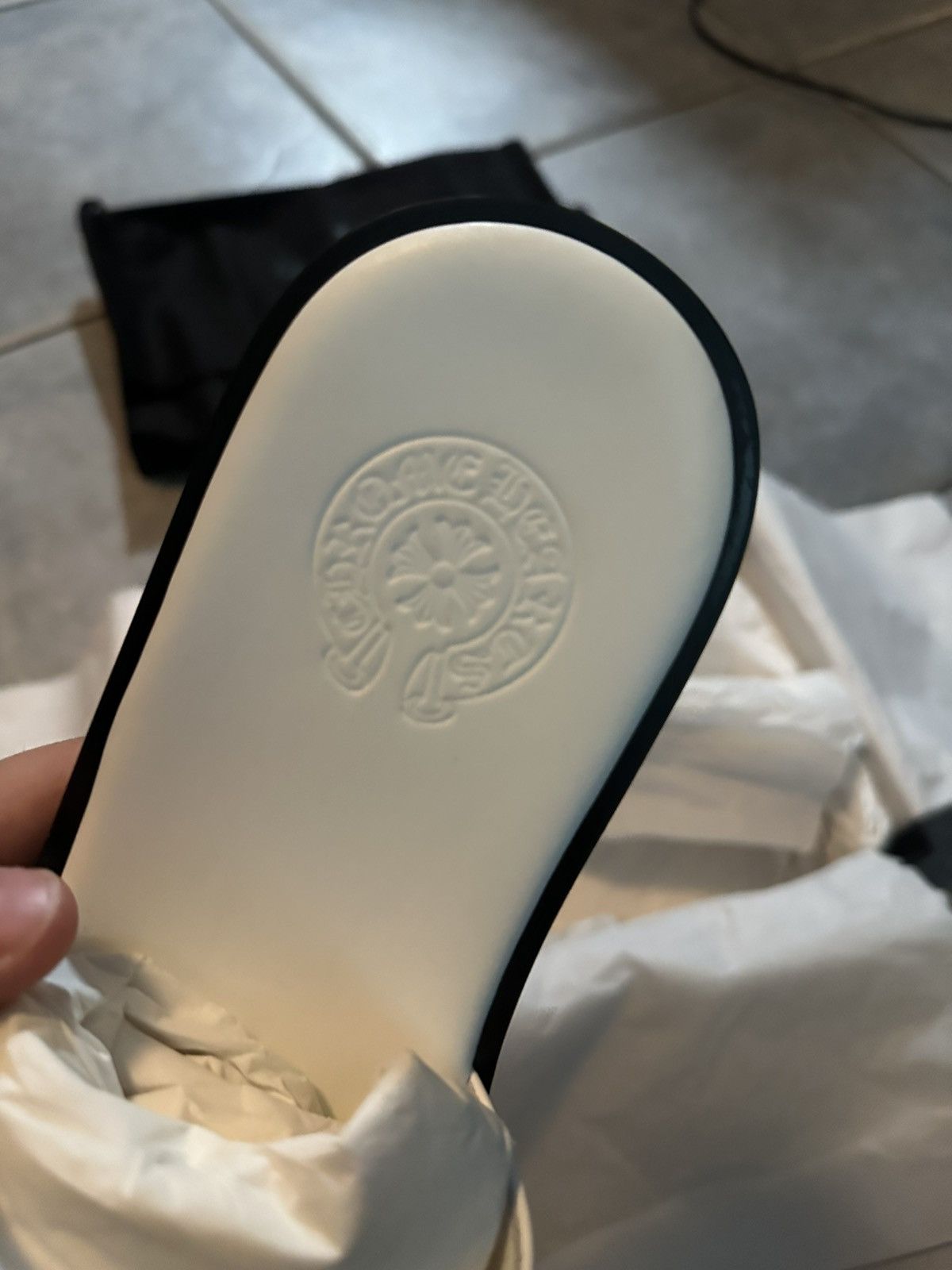 Chrome Hearts Chrome Hearts leather slides Size US 9 / EU 42 - 6 Thumbnail