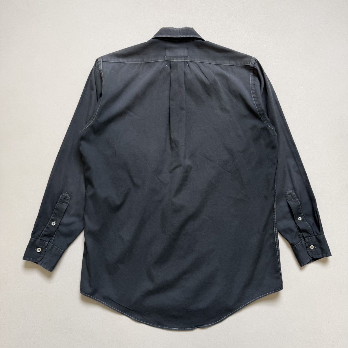 Maison Margiela S/S 04 ⓪ ① ⓪ Thrashed Artisanal Reworked Shirt Size US M / EU 48-50 / 2 - 18 Thumbnail