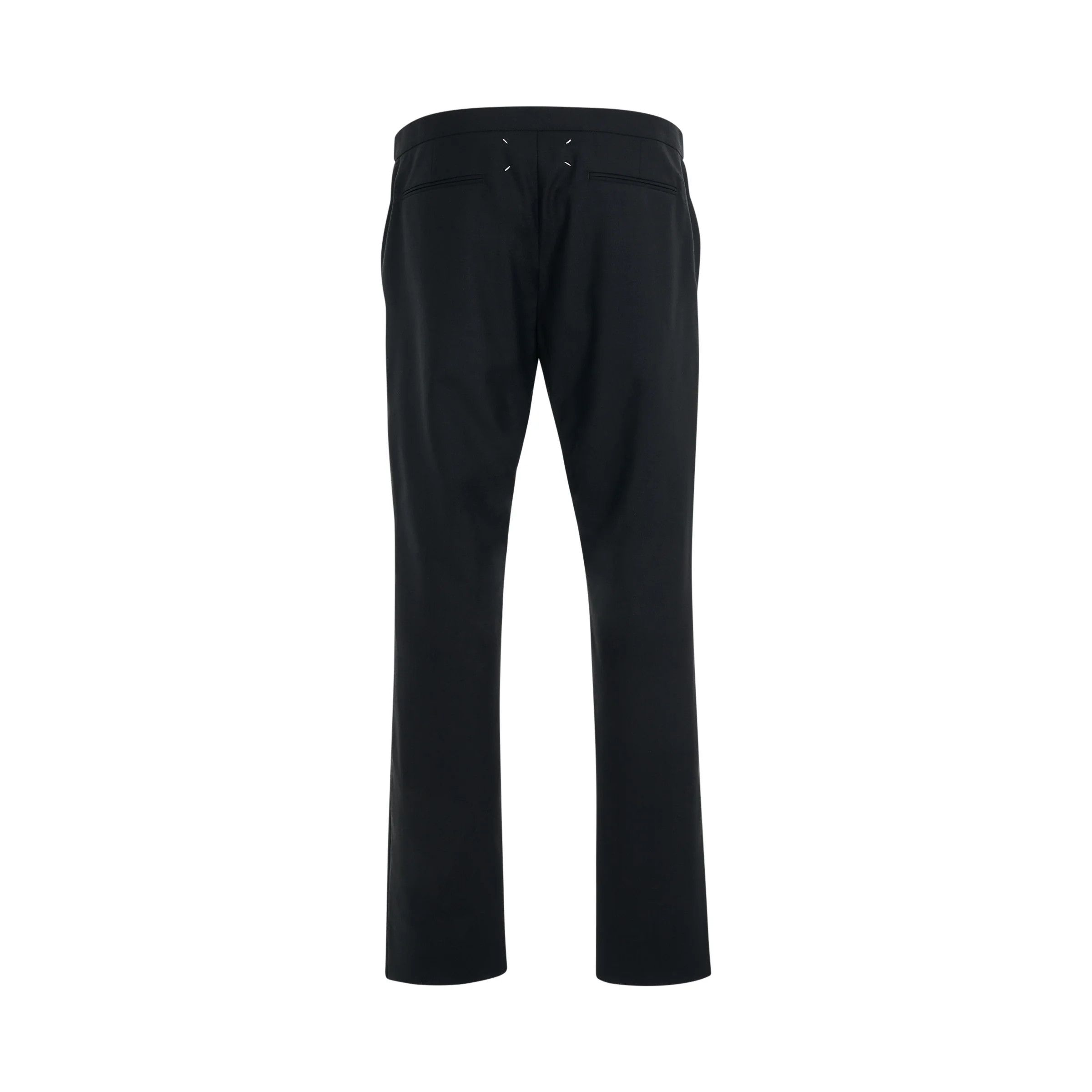 Maison Margiela o1mris0824 Tailored Trouser in Black Size US 34 / EU 50 - 4 Thumbnail