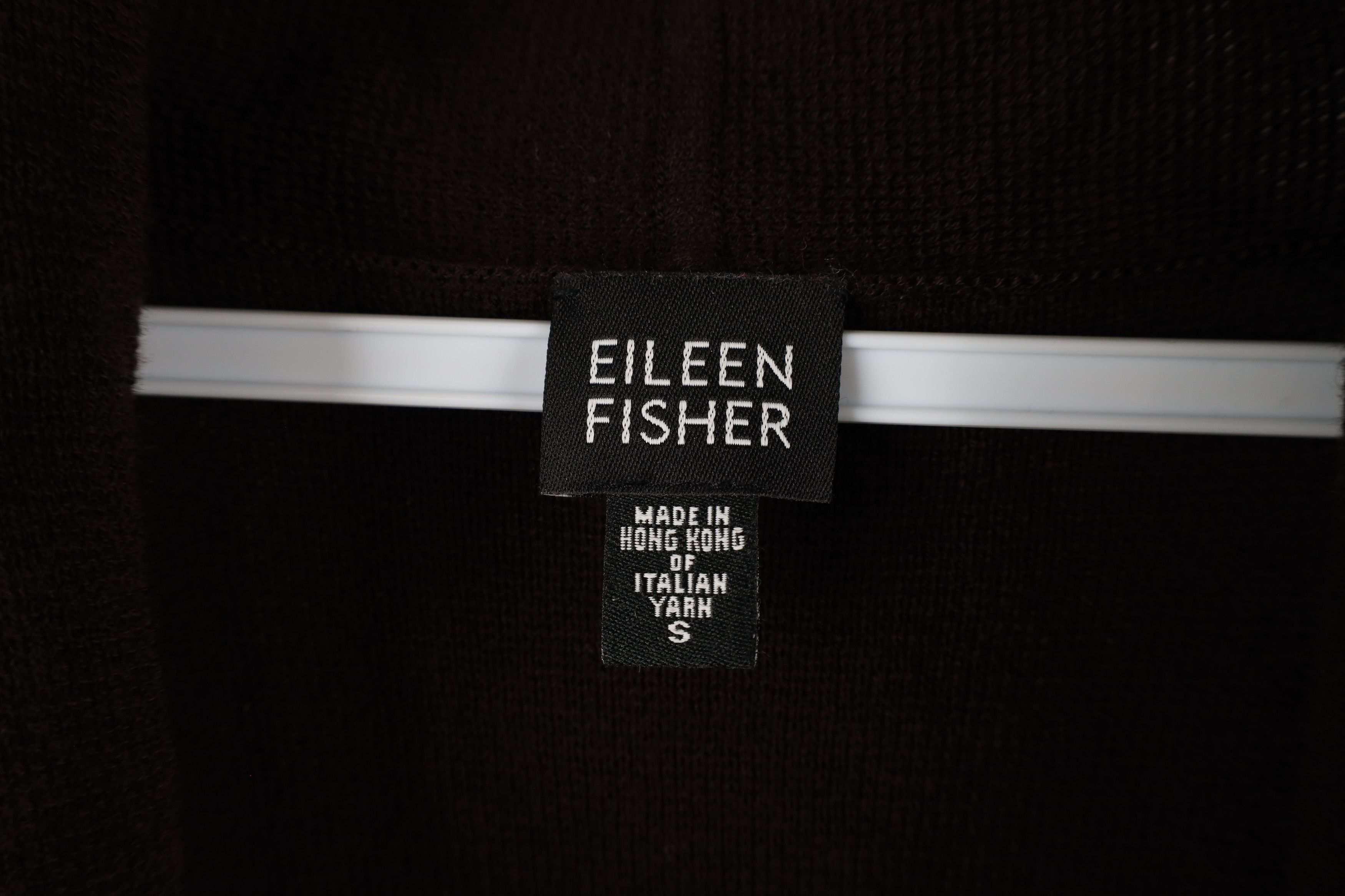 Eileen Fisher × Vintage Eileen Fisher Heavyweight Knit Open Front Cardigan Sweater Size S / US 4 / IT 40 - 5 Thumbnail
