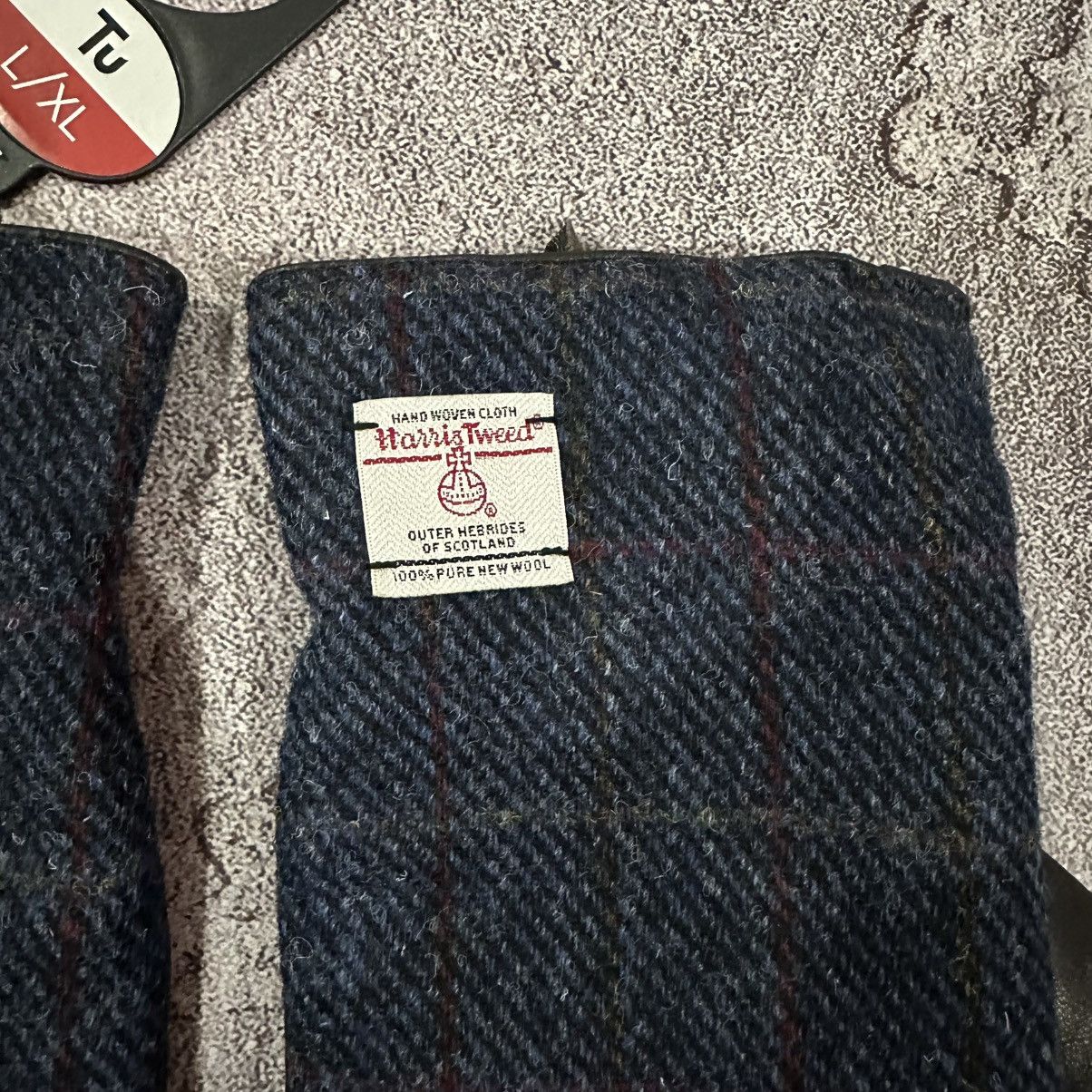 Harris Tweed NEW - Harris Tweed Men’s Gloves L/XL Wool/Leather Size ONE SIZE - 3 Thumbnail