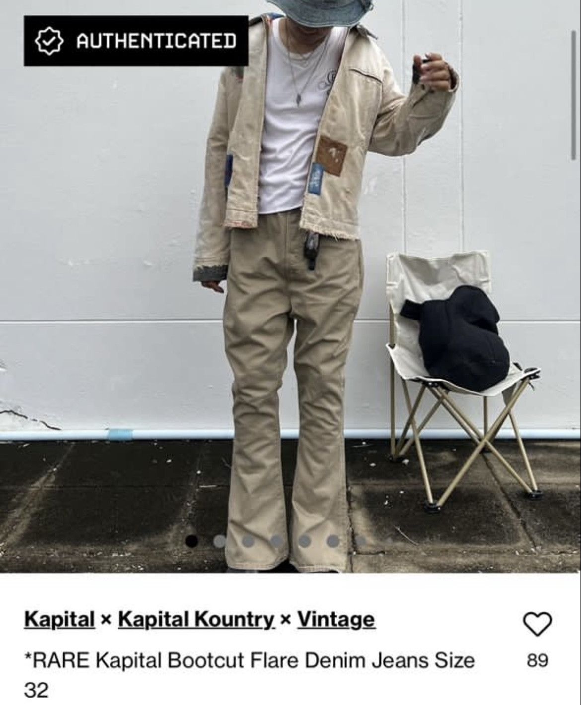 Japanese Brand Vintage MURDER LICENSE JAPAN Claw Mark Smokes Whisker Flare Size US 28 / EU 44 - 13 Thumbnail