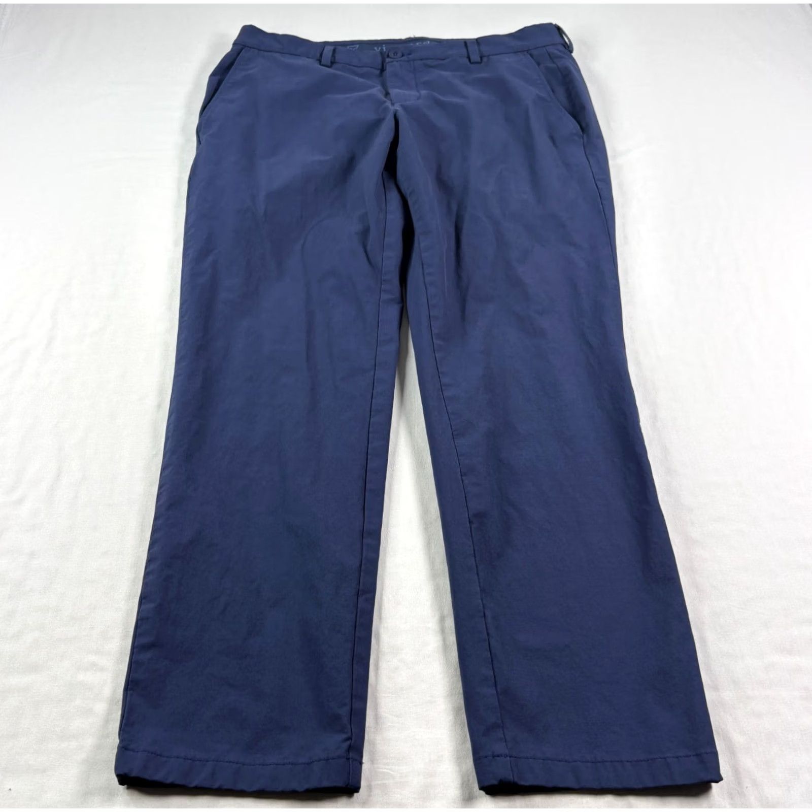 Vineyard Vines Vineyard Vines Pants Mens 36x29 Blue On The Go Chino Golf Preppy Stretch Size US 36 / EU 52 - 3 Thumbnail